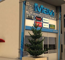 mavi marka cephe tabela uygulamaları